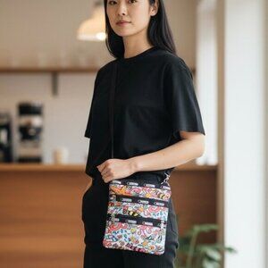 Colorful Printed Crossbody Bag - Compact Everyday Carry